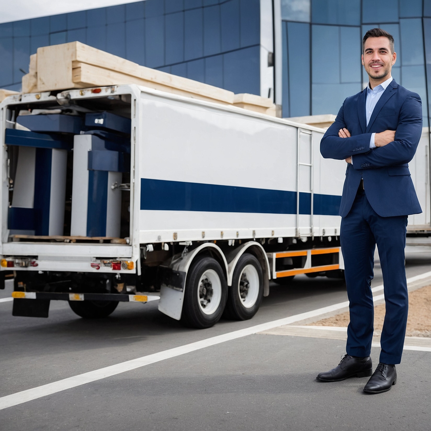 Equipo profesional en logística